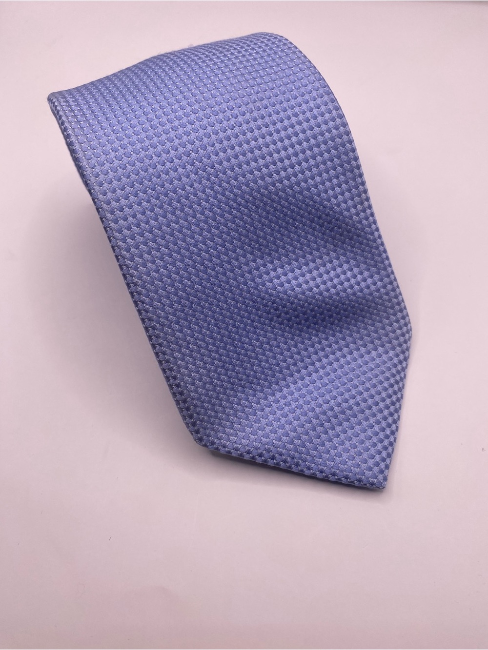 Nordstrom Men's Periwinkle Textured Silk Tie XL